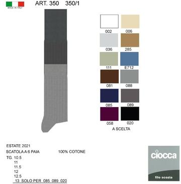 CIOC350- 350 calza lunga uomo filo scozia - Fratelli Parenti